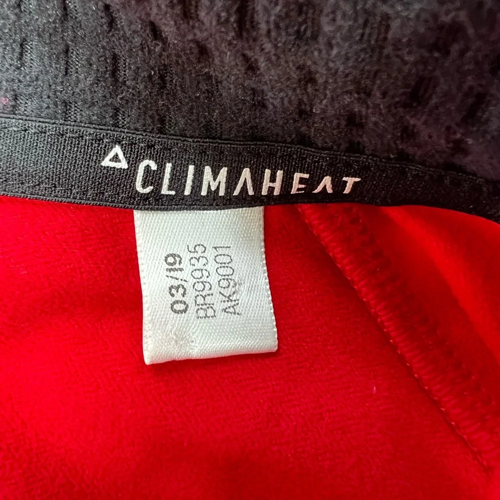 Adidas Women's Climaheat Winter Triathlon Cycling Jersey, Scarlet Red/Black, L - Picture 8 of 11